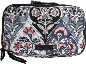 Vera Bradley Medium Iconic Blush & Brush Makeup Case (Ornate Blooms)