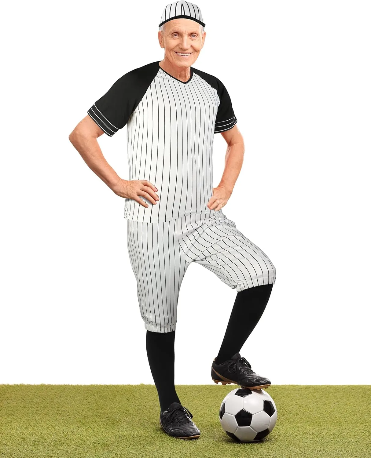 Vintage Baseball Costume for Carnival Party Halloween Men Baseball Uniform Men's Classic Knickers with Pinstripes