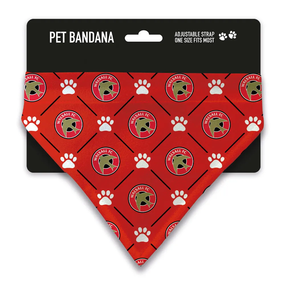 Walsall Crests Pet Bandana