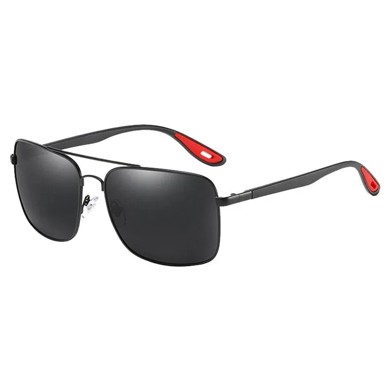 West Louis Luxury Square Polarized Men Sunglasses