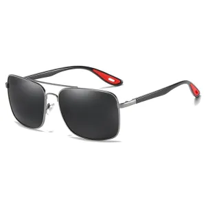 West Louis Luxury Square Polarized Men Sunglasses