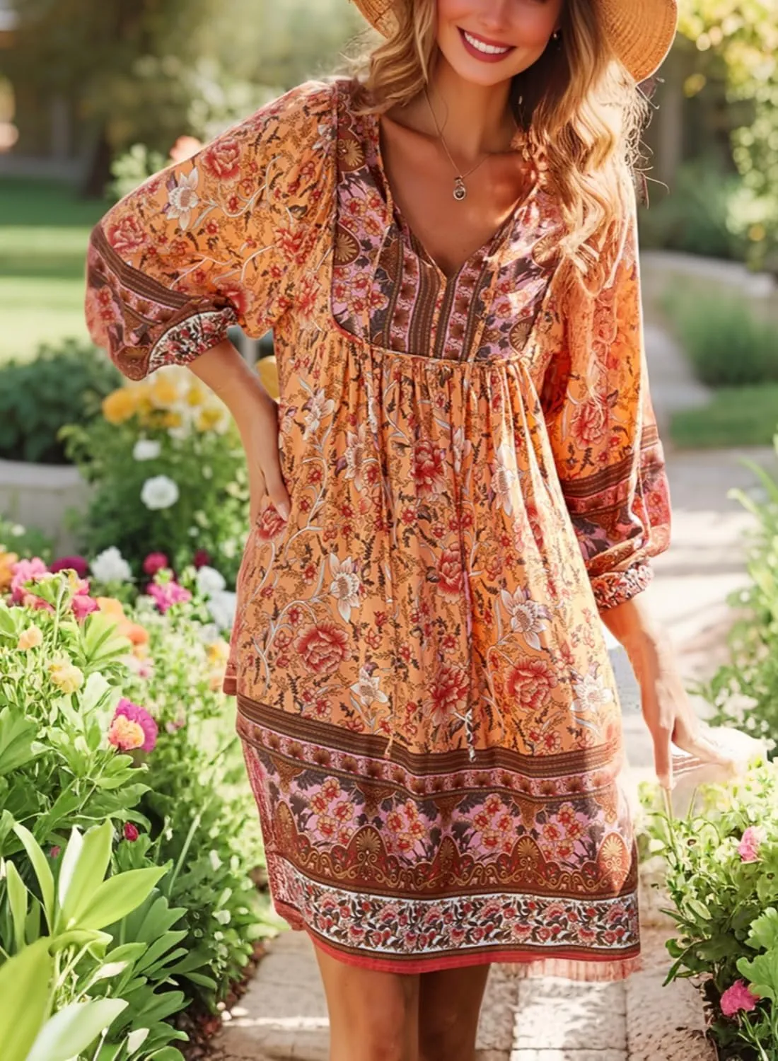 Womens Dress V Neck Long Sleeve Oversized Casual Cute Short Dresses Ladies Beach Sundresses