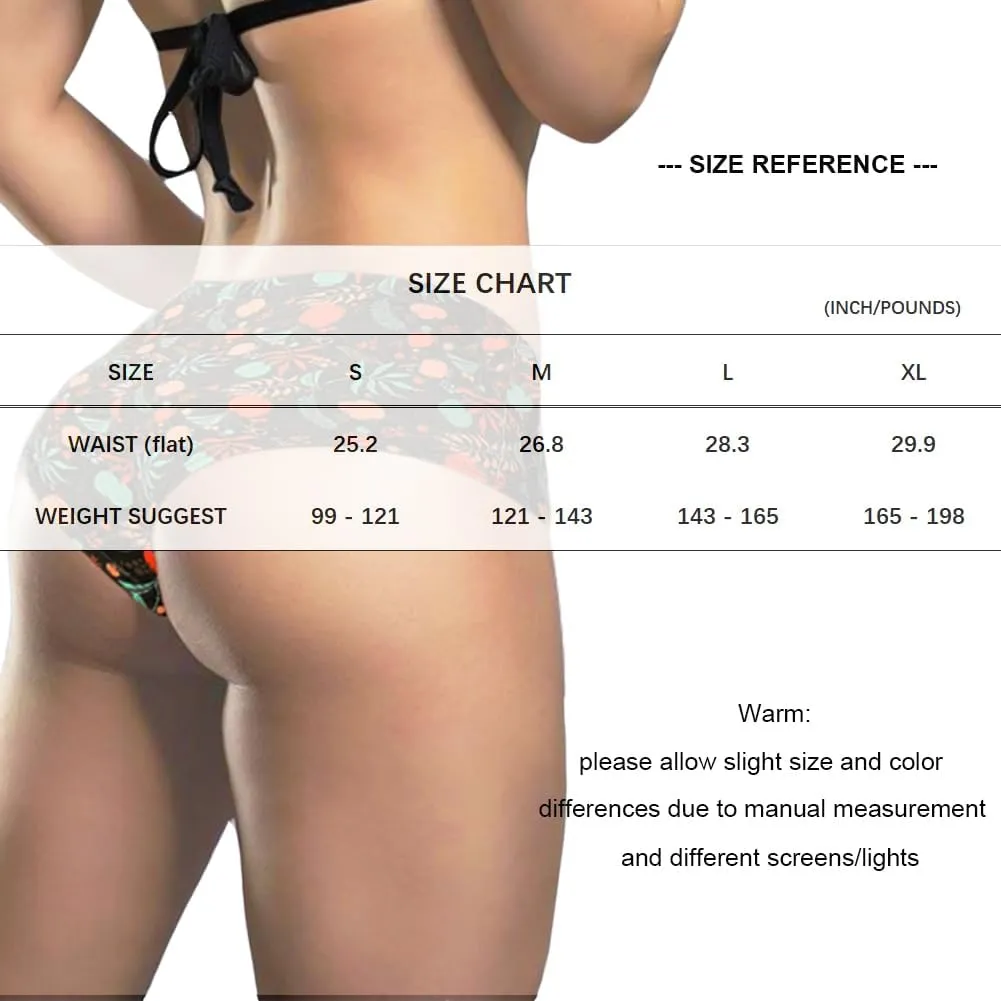 Women's Sexy Sports Briefs Ruched Butt Lifting Panties Half Back Soft Active Yoga Underwear 3 Pack