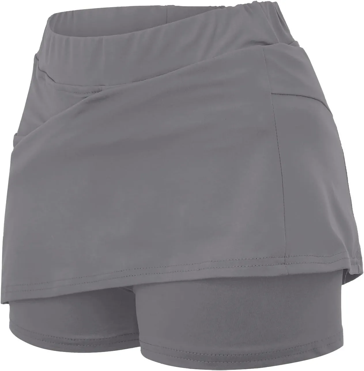 Womens Skorts with Pockets Tummy Control Plus Size Skorts for Women High Waist Athletic Sports Pants Skirt Casual Shorts