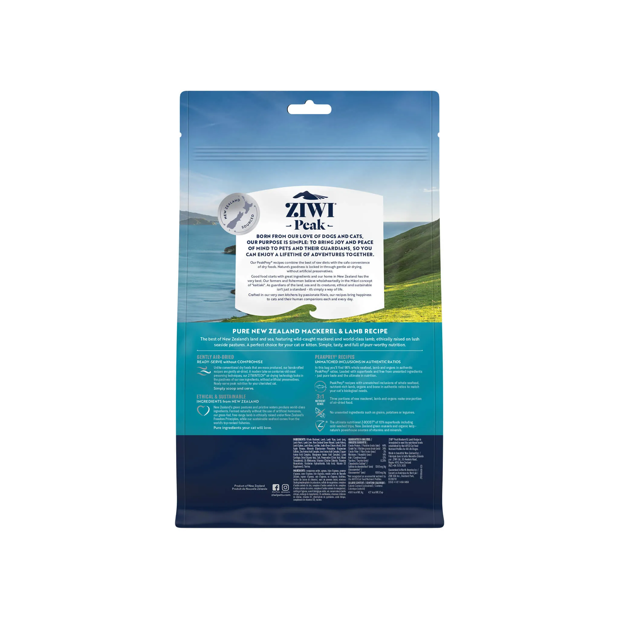 ZiwiPeak Daily Cuisine Grain-Free Air-Dried Cat Food